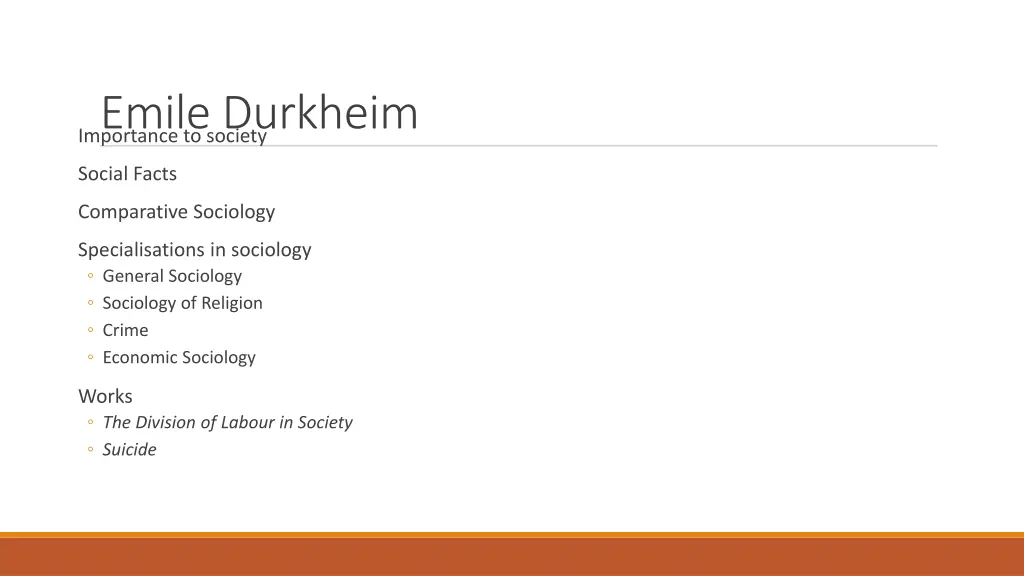 emile durkheim importance to society