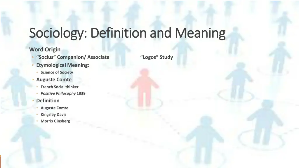 sociology definition and meaning sociology