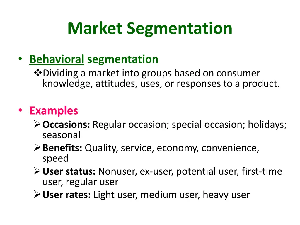 market segmentation 5