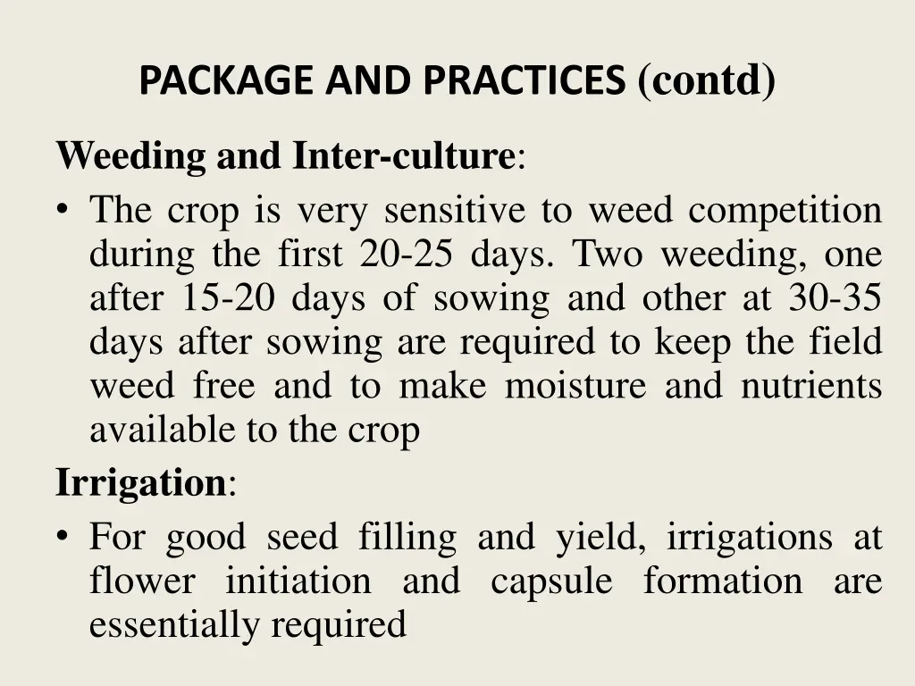 package and practices contd 4