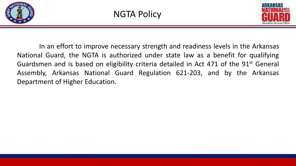 ngta policy