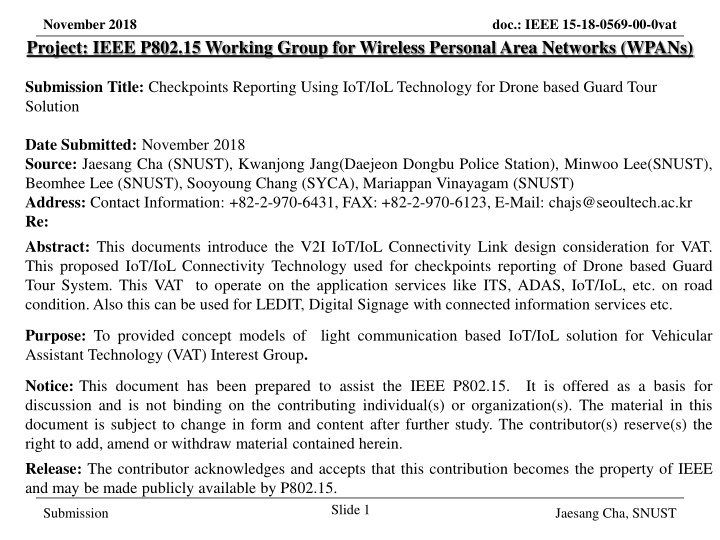 november 2018 project ieee p802 15 working group