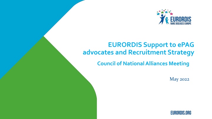 eurordis support to epag advocates