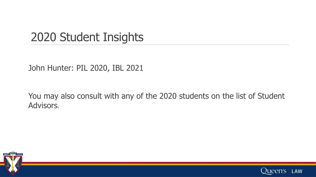 2020 student insights