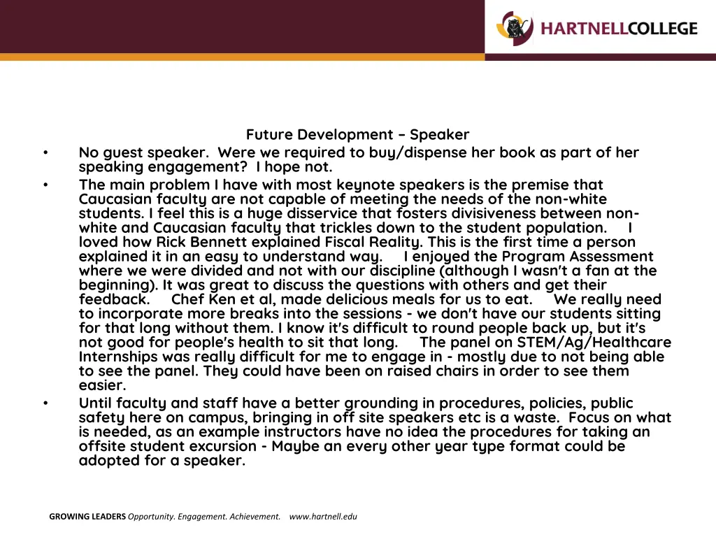 future development speaker