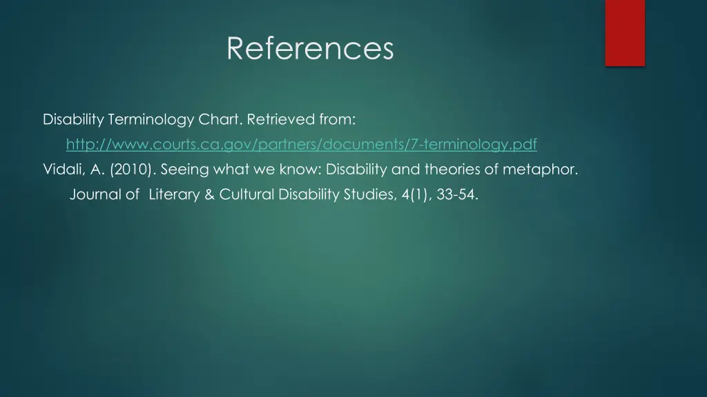 references