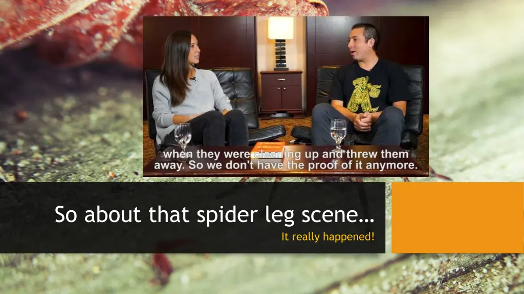 so about that spider leg scene 1