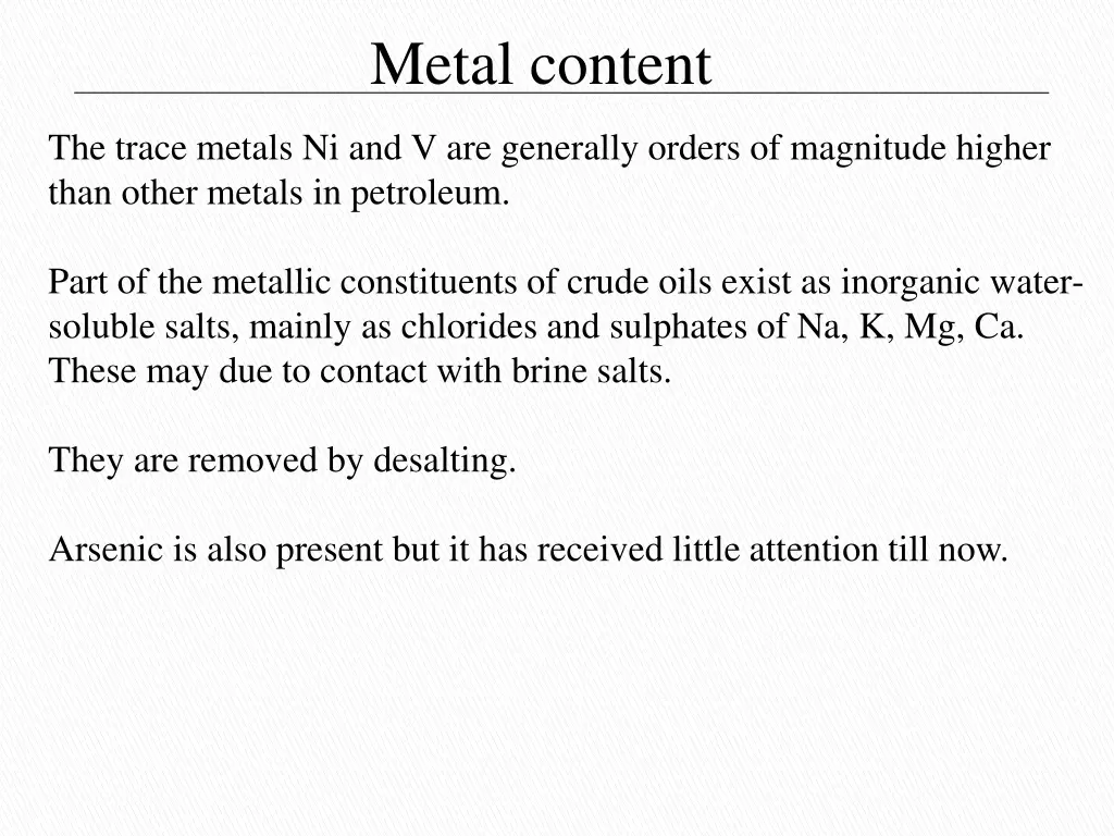 metal content 2