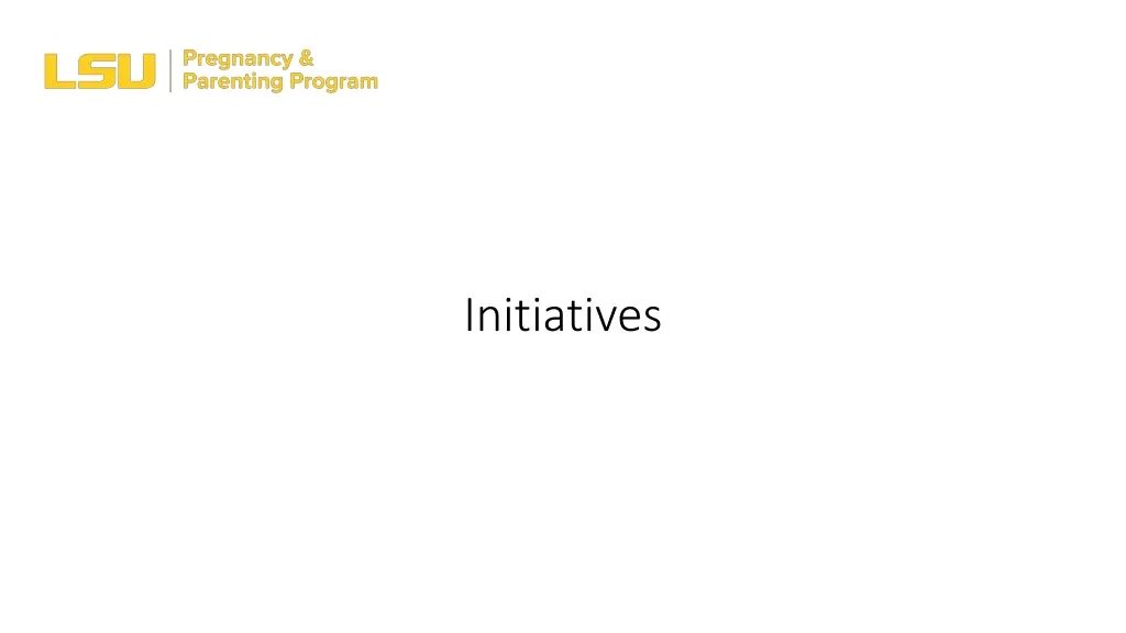 initiatives