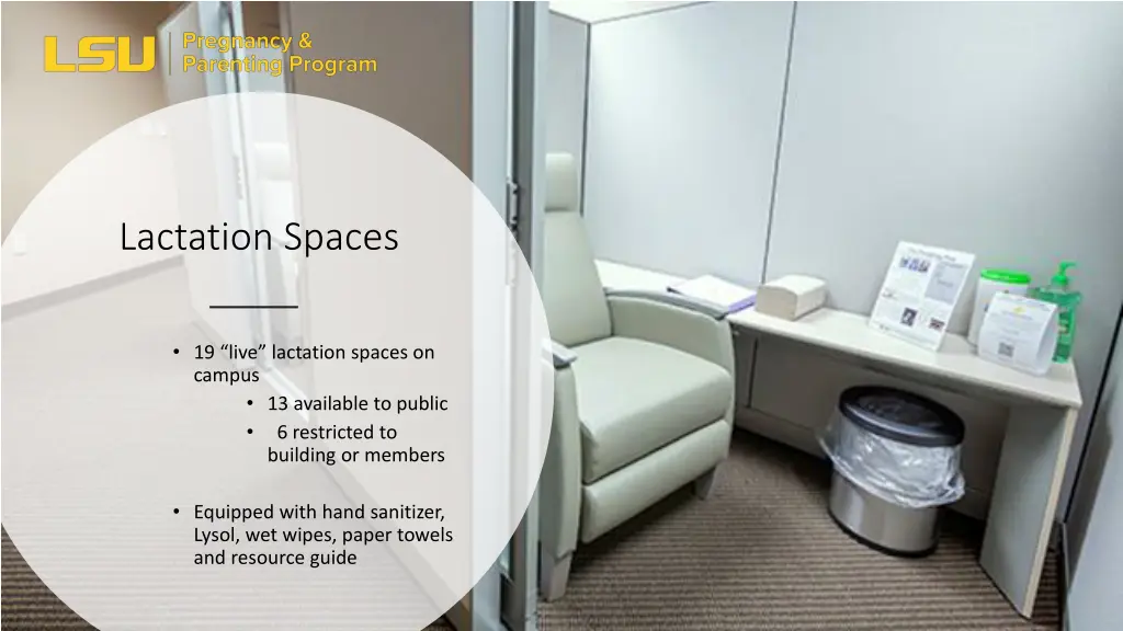 lactation spaces