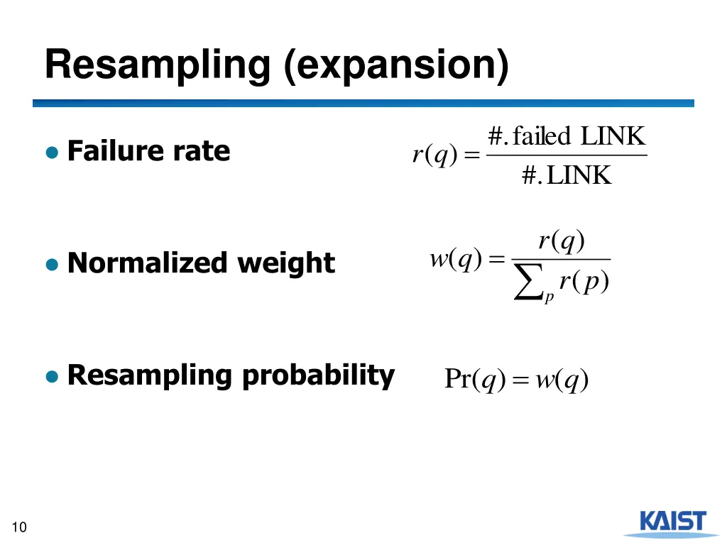 resampling expansion