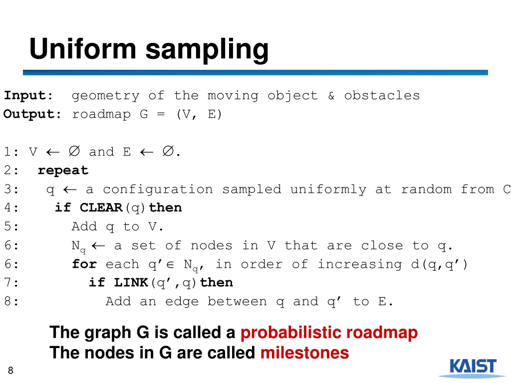 uniform sampling