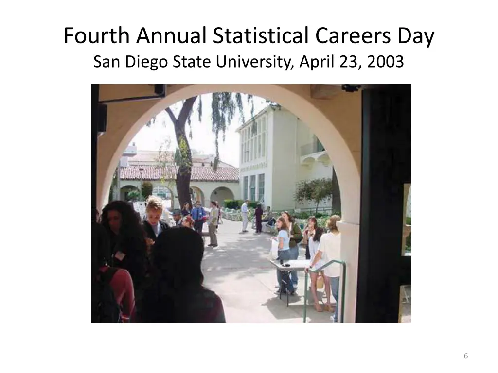 fourth annual statistical careers day san diego