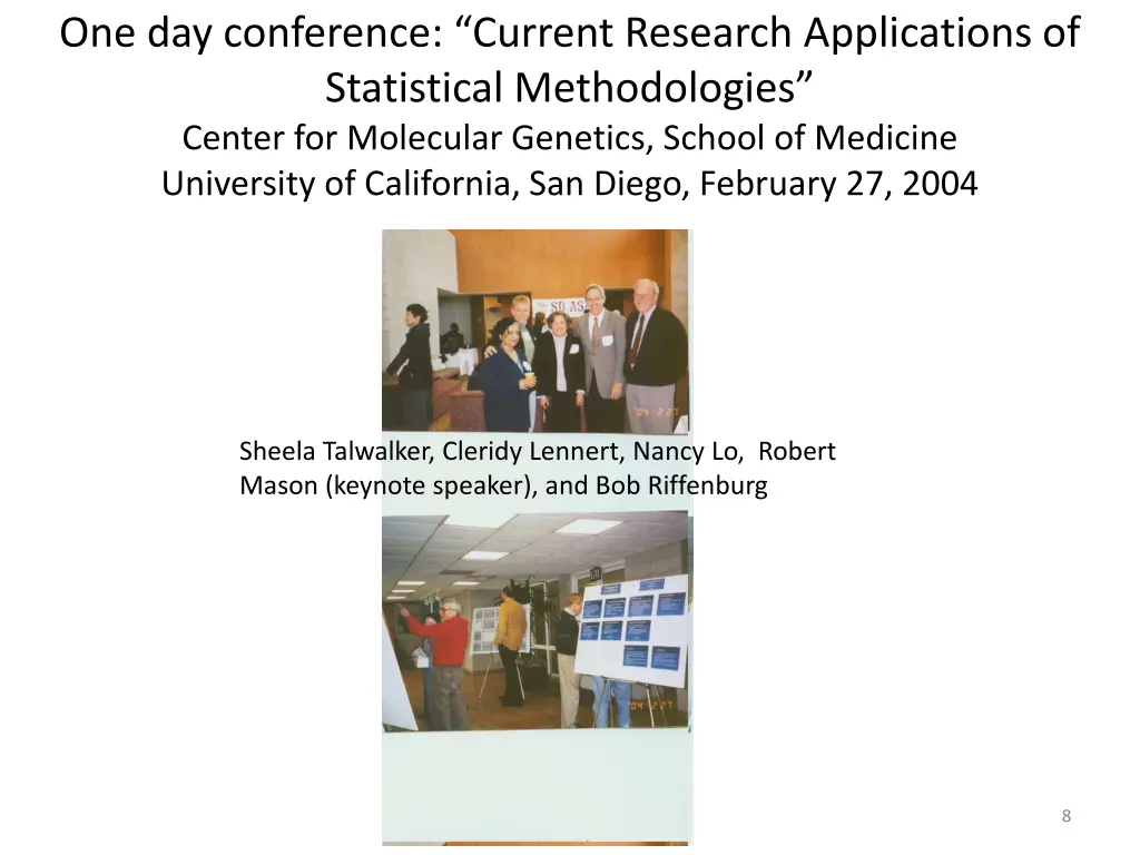 o ne day conference current research applications