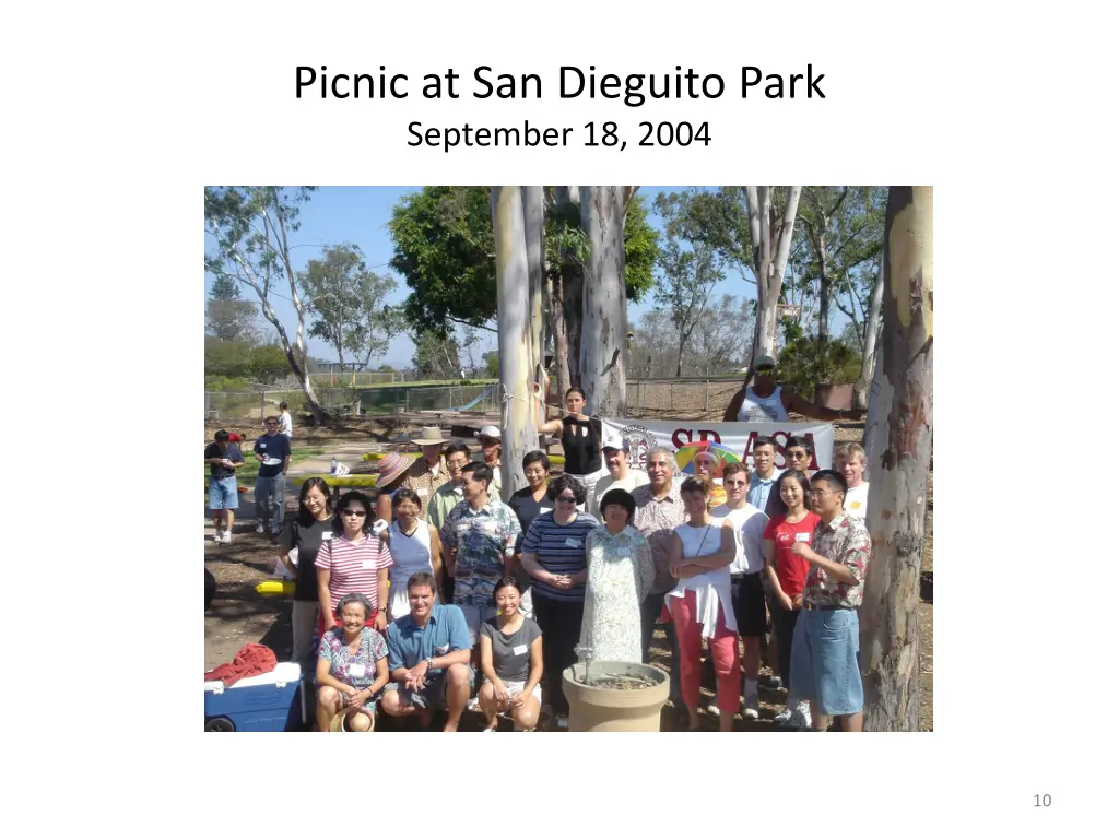 picnic at san dieguito park september 18 2004