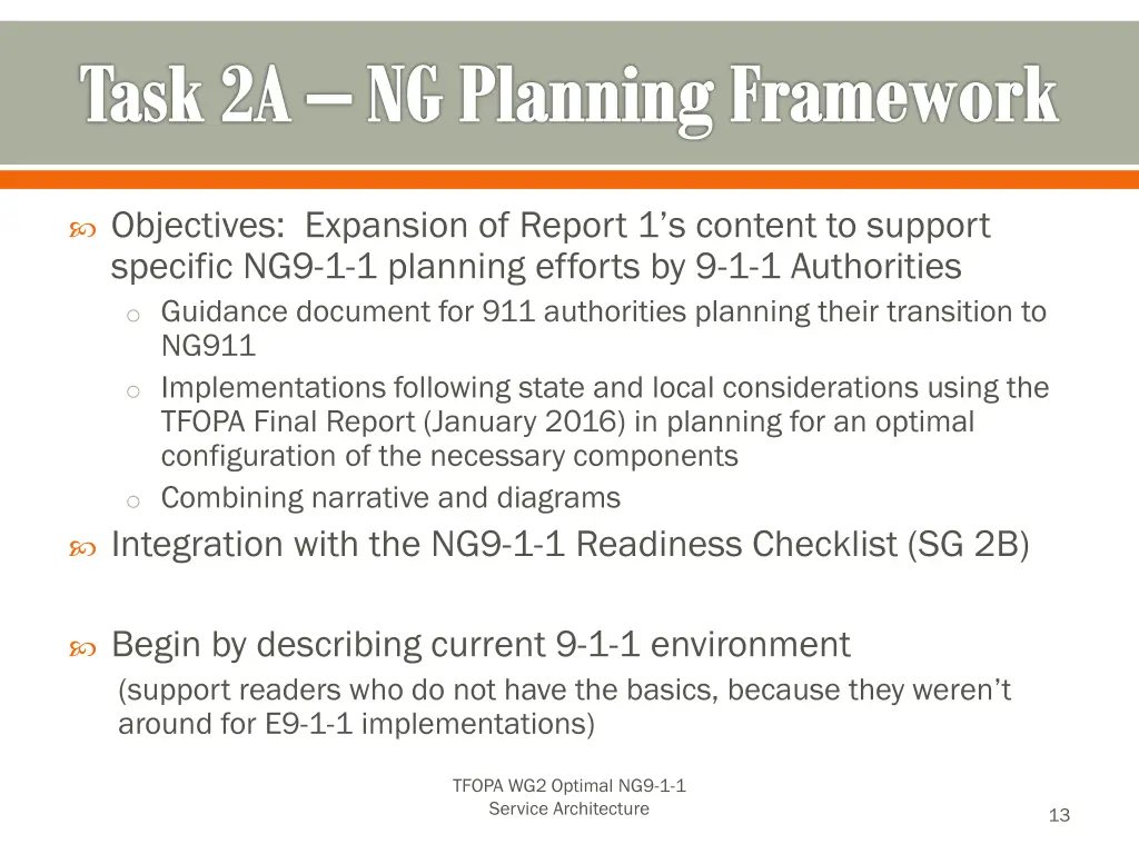 task 2a ng planning framework 1