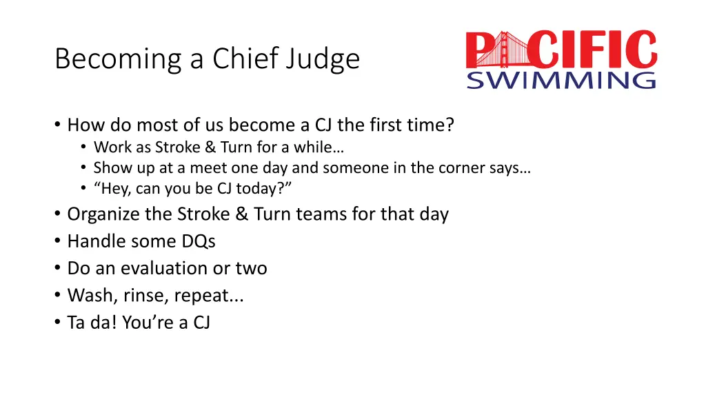 becoming a chief judge