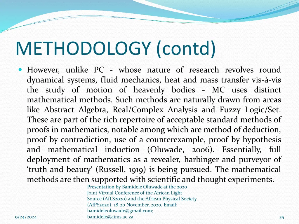 methodology contd 2