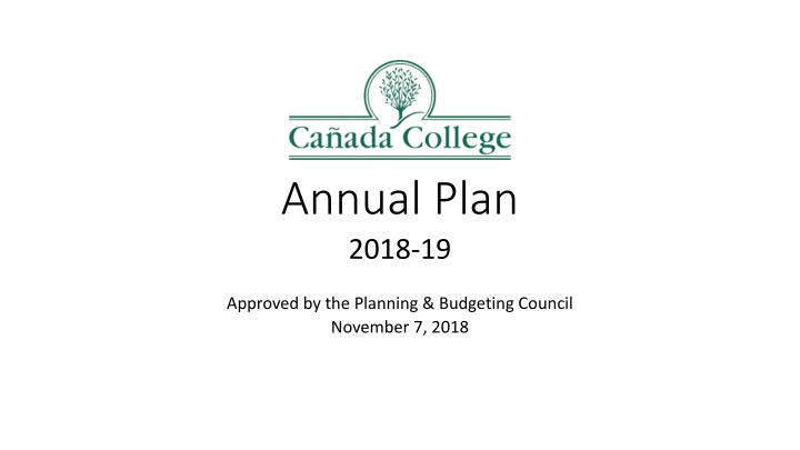 annual plan 2018 19