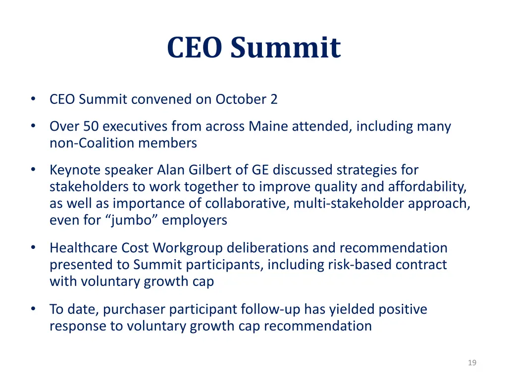 ceo summit