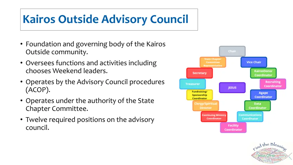 kairos outside advisory council