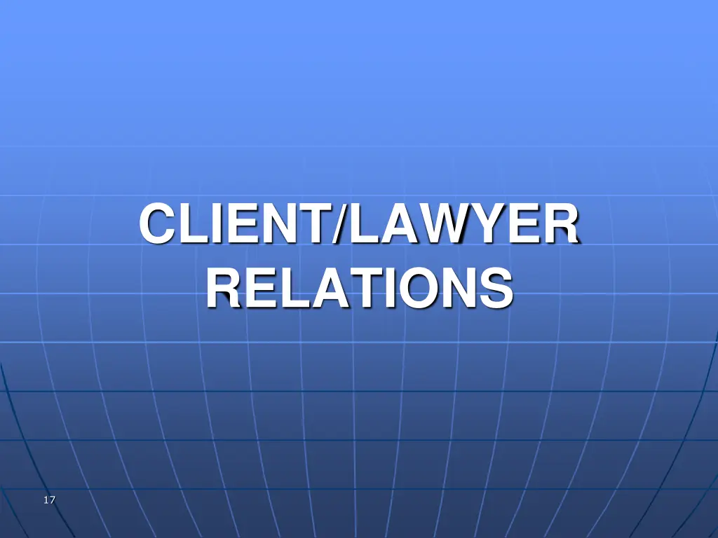 client lawyer relations