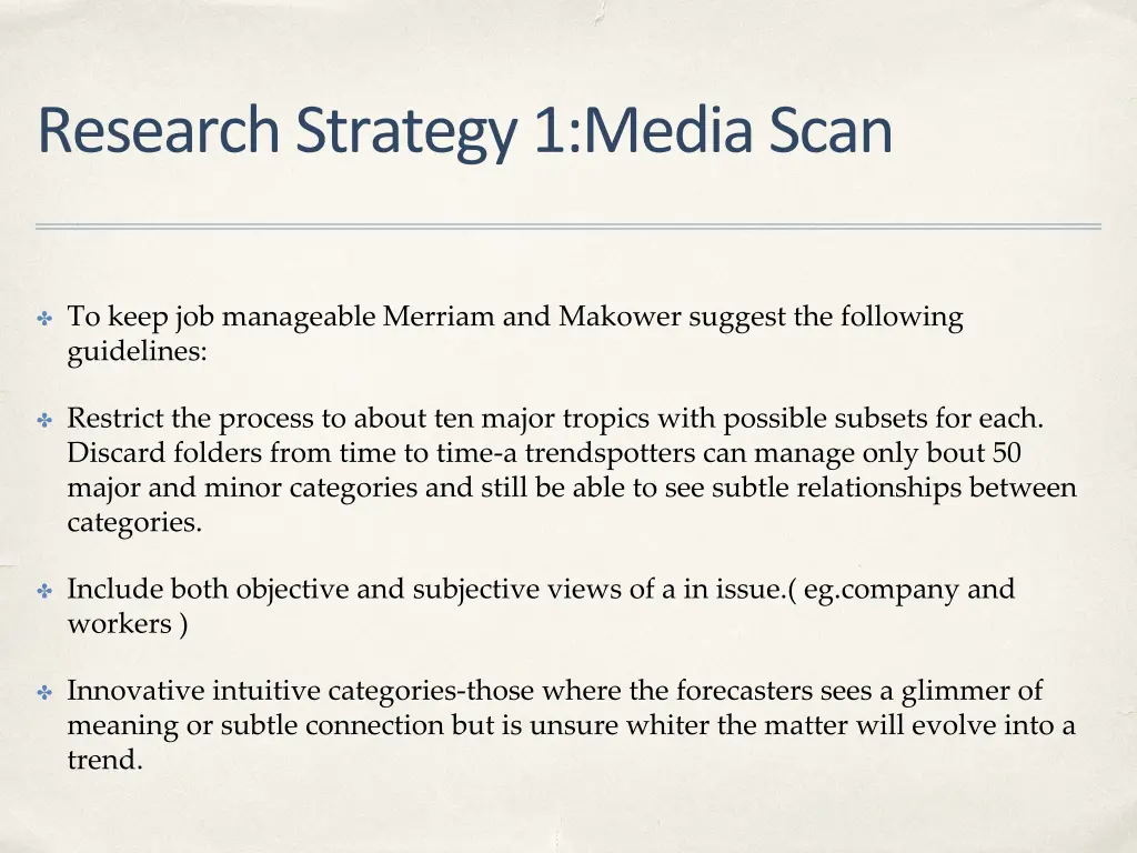 research strategy 1 media scan 1