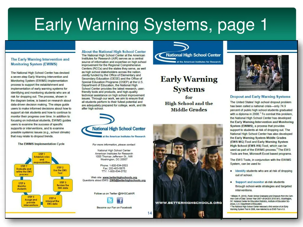 early warning systems page 1