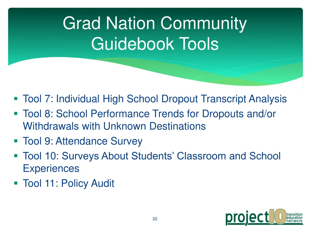 grad nation community guidebook tools 1