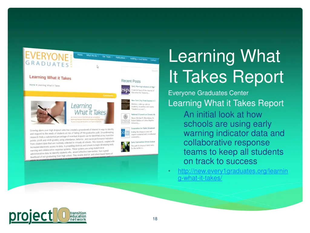 learning what it takes report everyone graduates