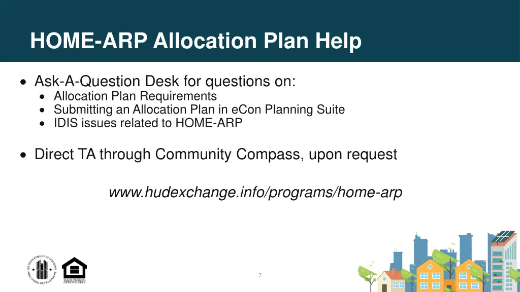 home arp allocation plan help