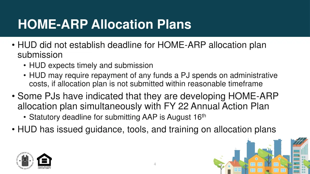 home arp allocation plans