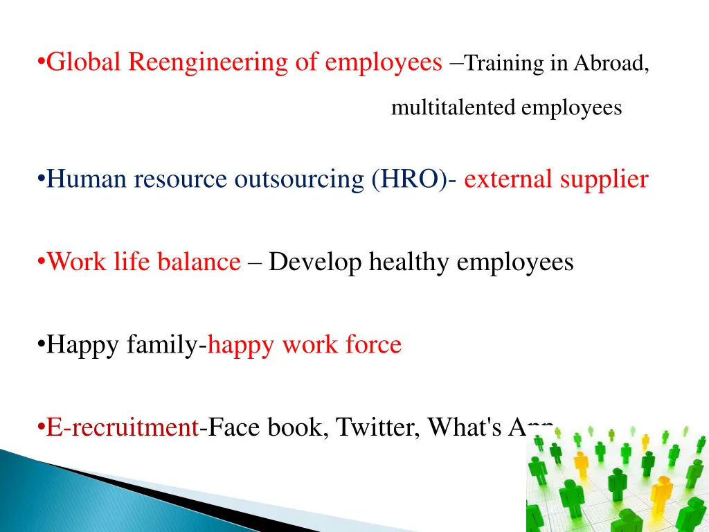 global reengineering of employees training