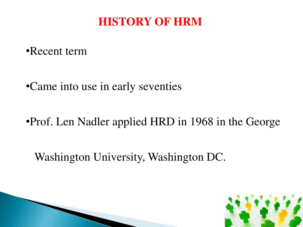 history of hrm