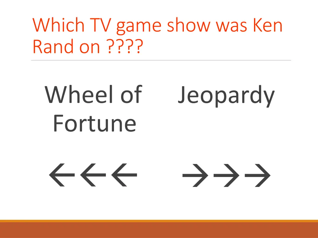 which tv game show was ken rand on