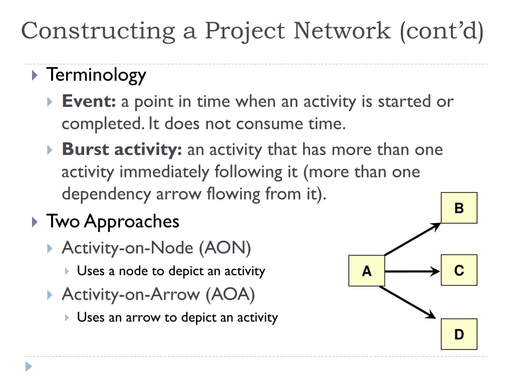 constructing a project network cont d 1