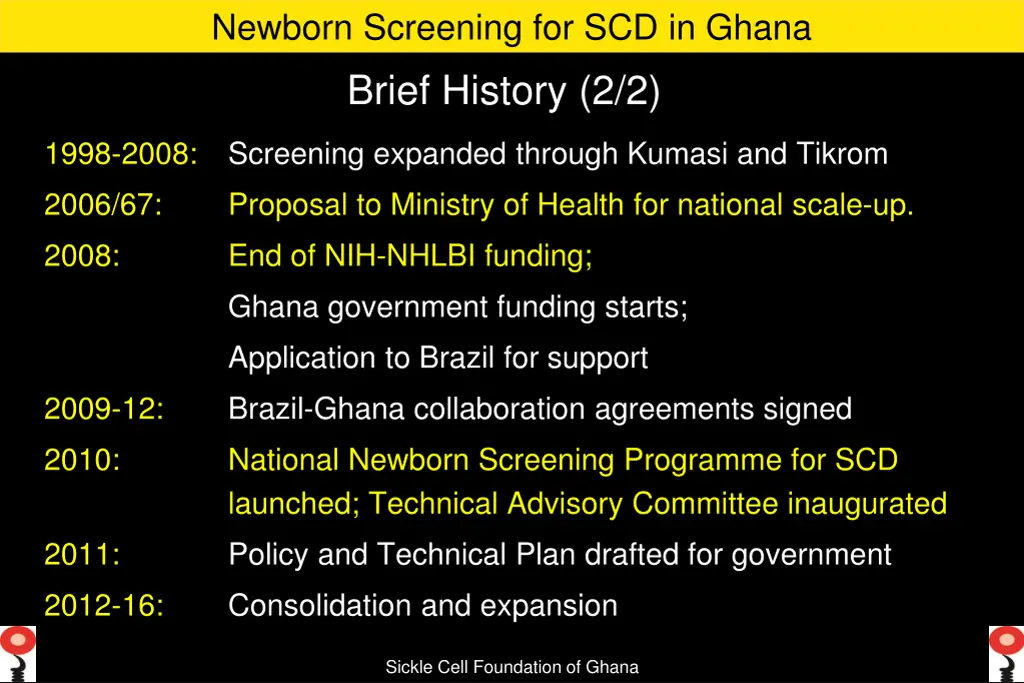 newborn screening for scd in ghana brief history 1