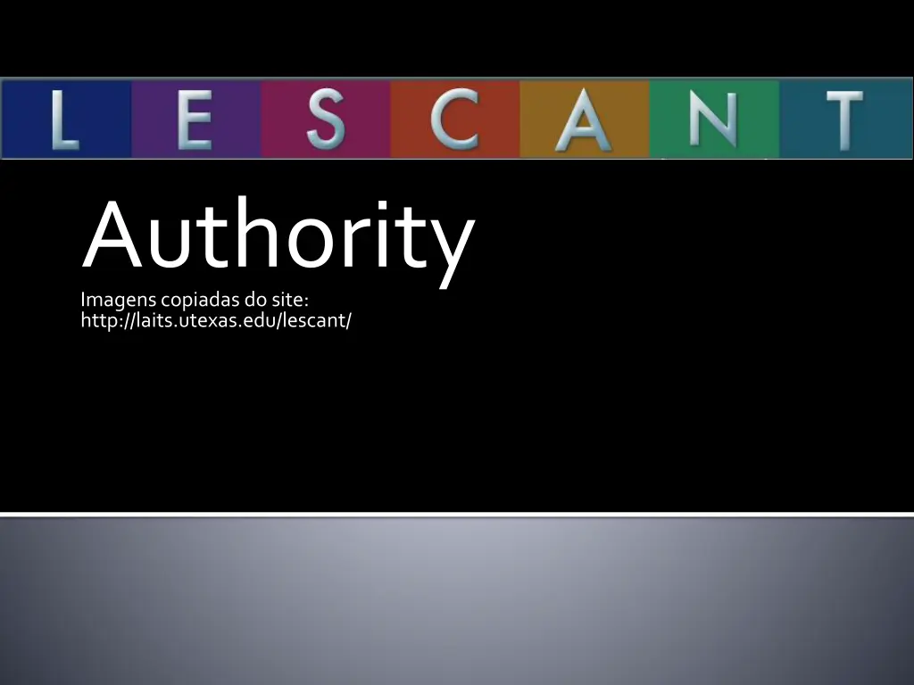 authority imagens copiadas do site http laits