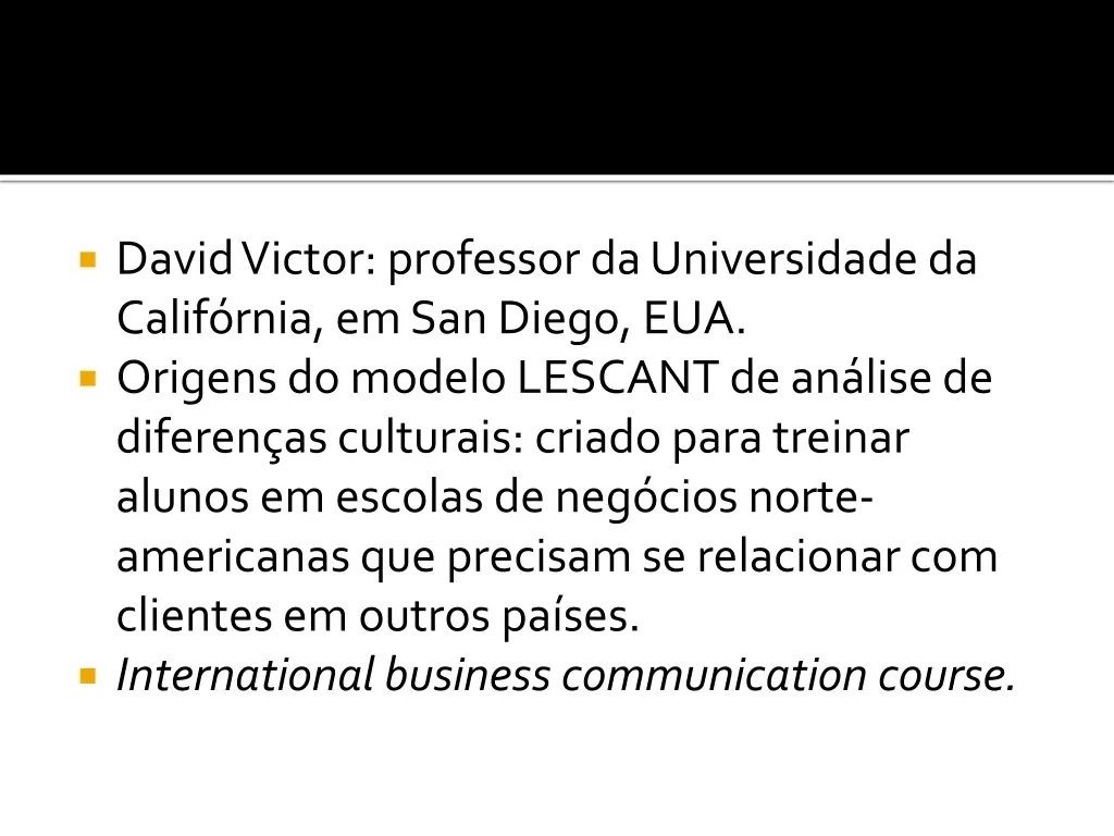 david victor professor da universidade da calif