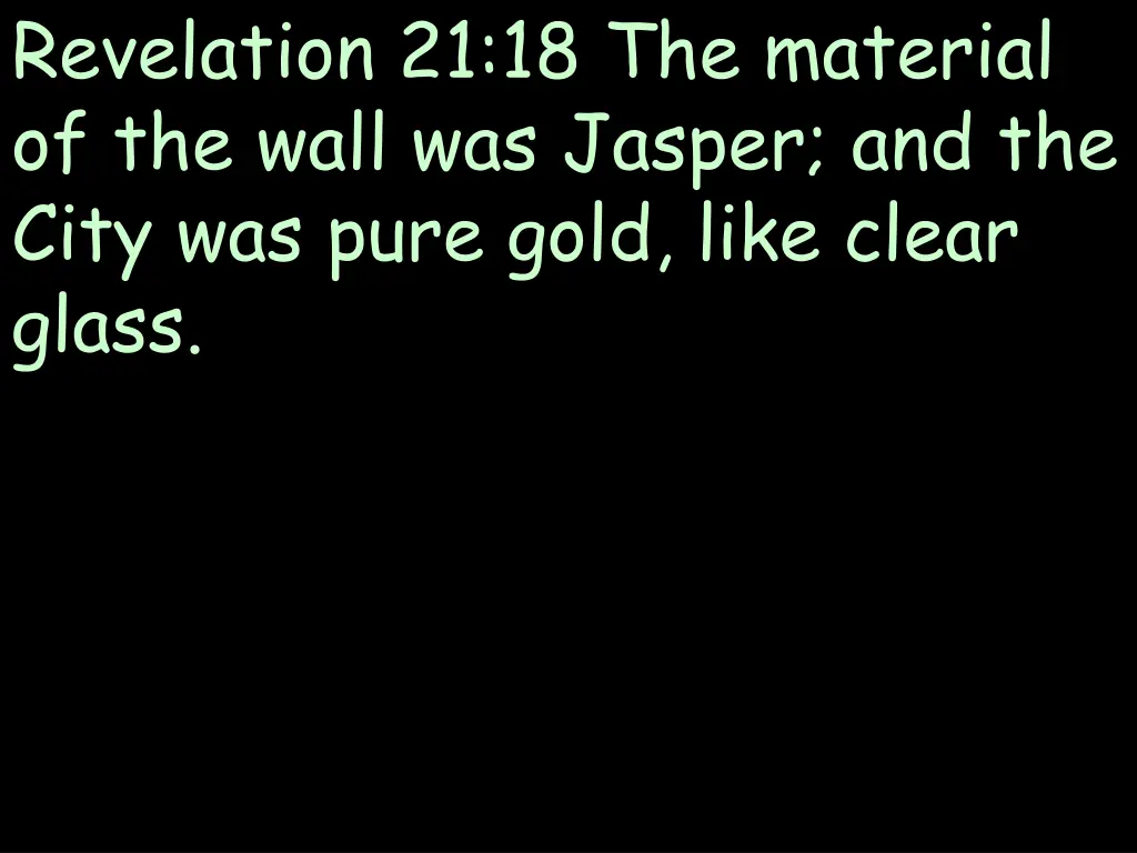 revelation 21 18 the material of the wall