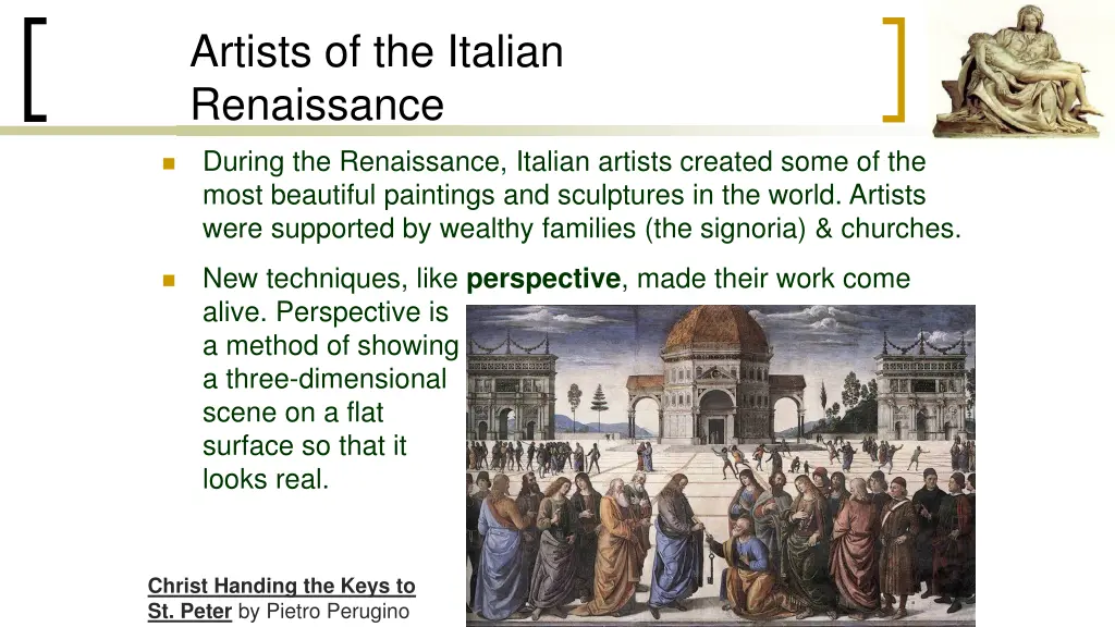 artists of the italian renaissance