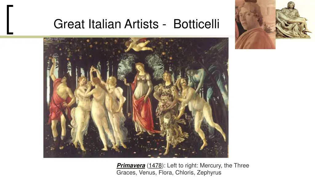 great italian artists botticelli 1