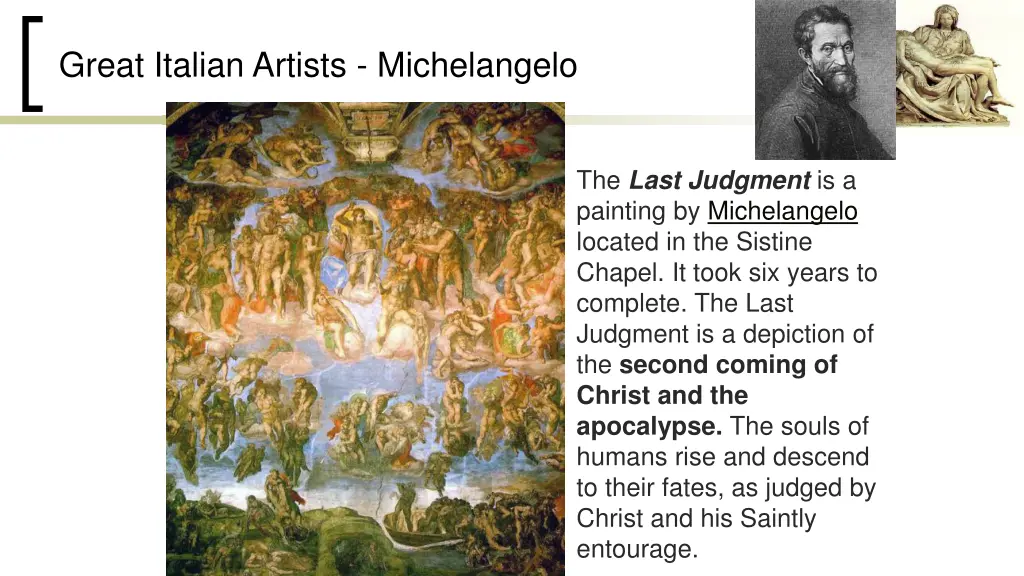 great italian artists michelangelo 5