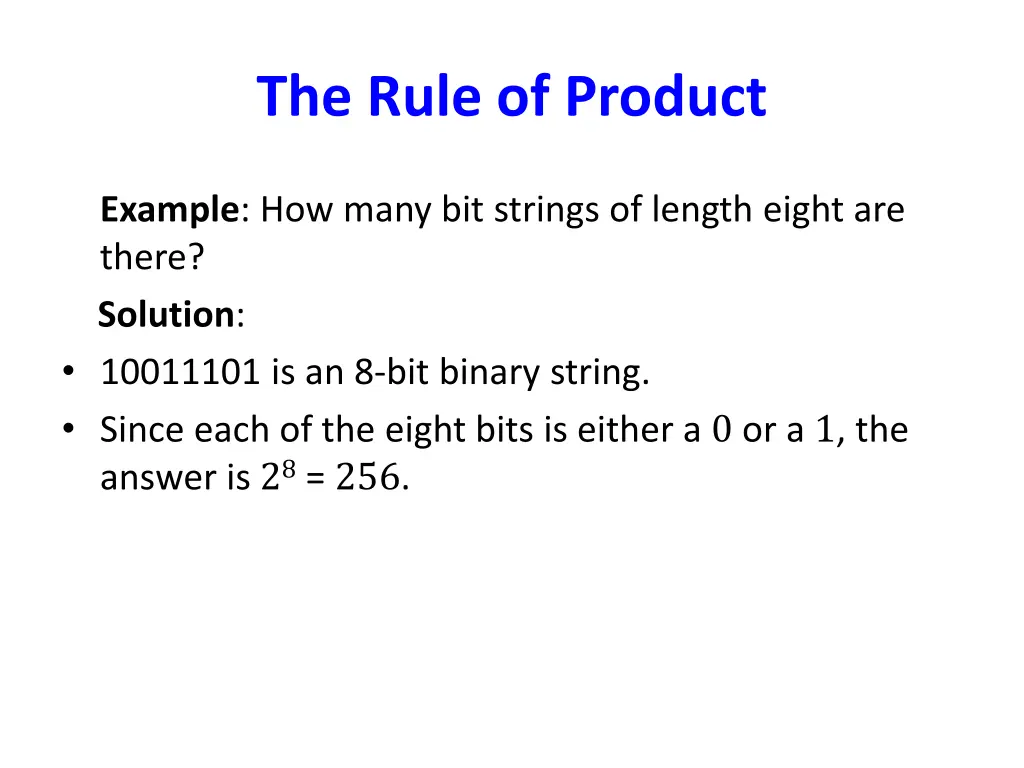 the rule of product 1