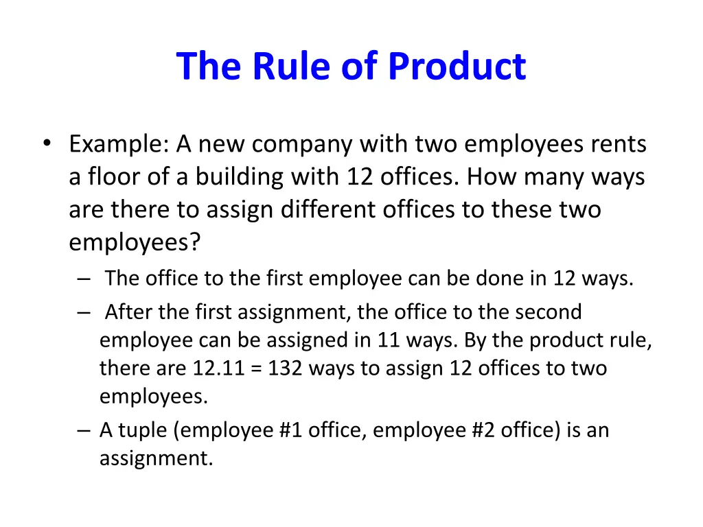 the rule of product 5