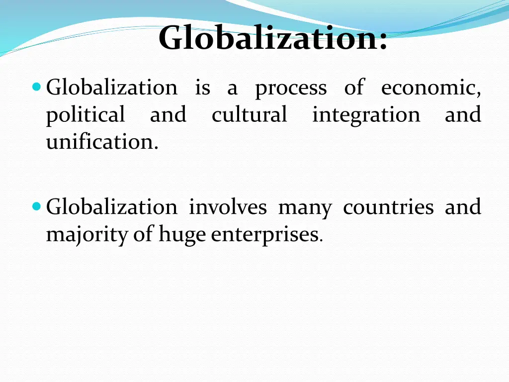 globalization