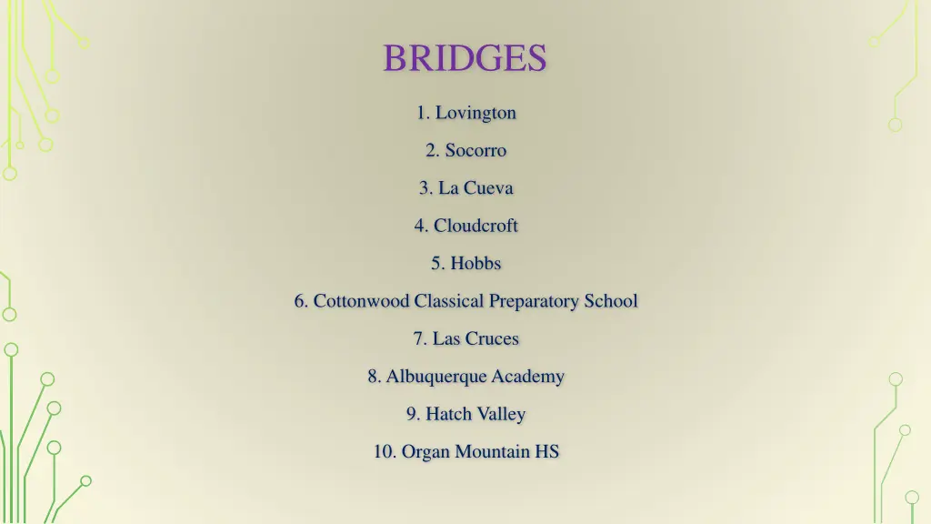 bridges