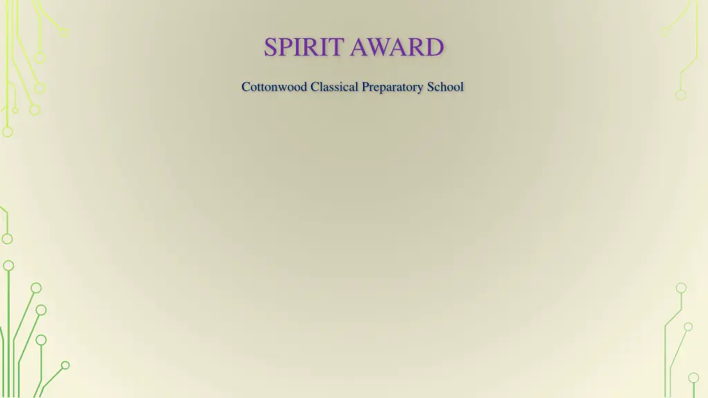 spirit award