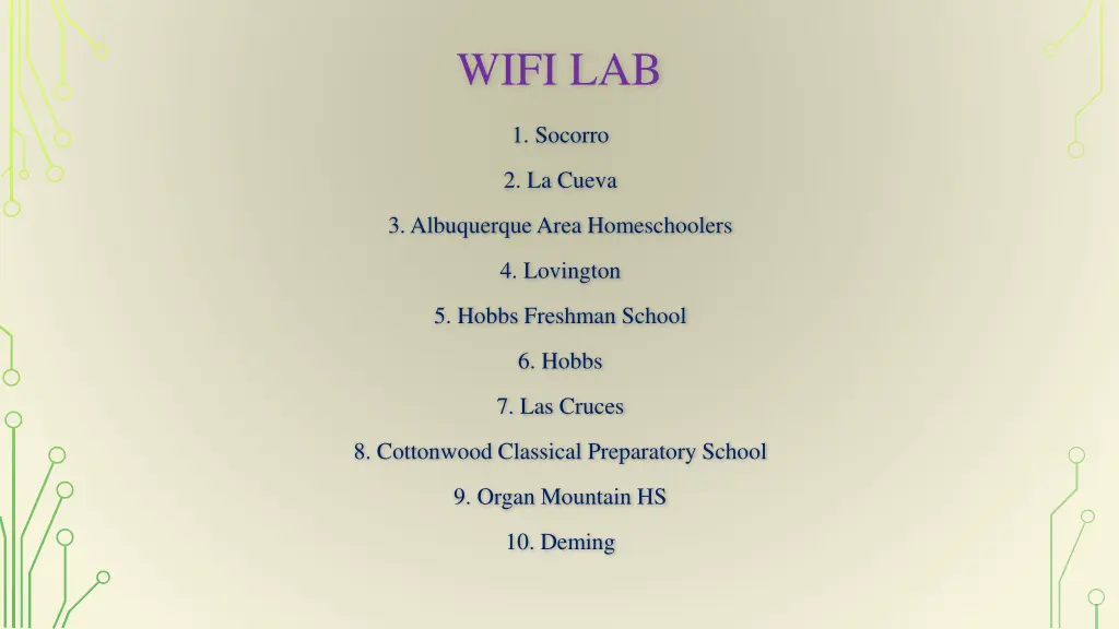 wifi lab