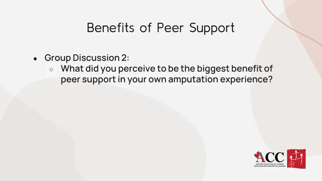 benefits of peer support 1